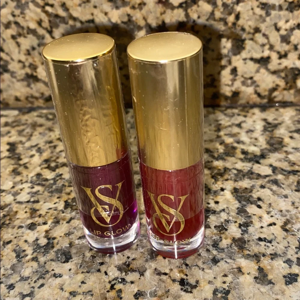 Victoria’s Secret set of 2 Maple and Mulberry Lip Oils Conditioning lip glow NWT